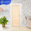 Pine Door ประตูไม้สนรัสเซีย 2 ลูกฟัก ช่องโค้ง 900มม. x 2000มม. x 40(10)มม.